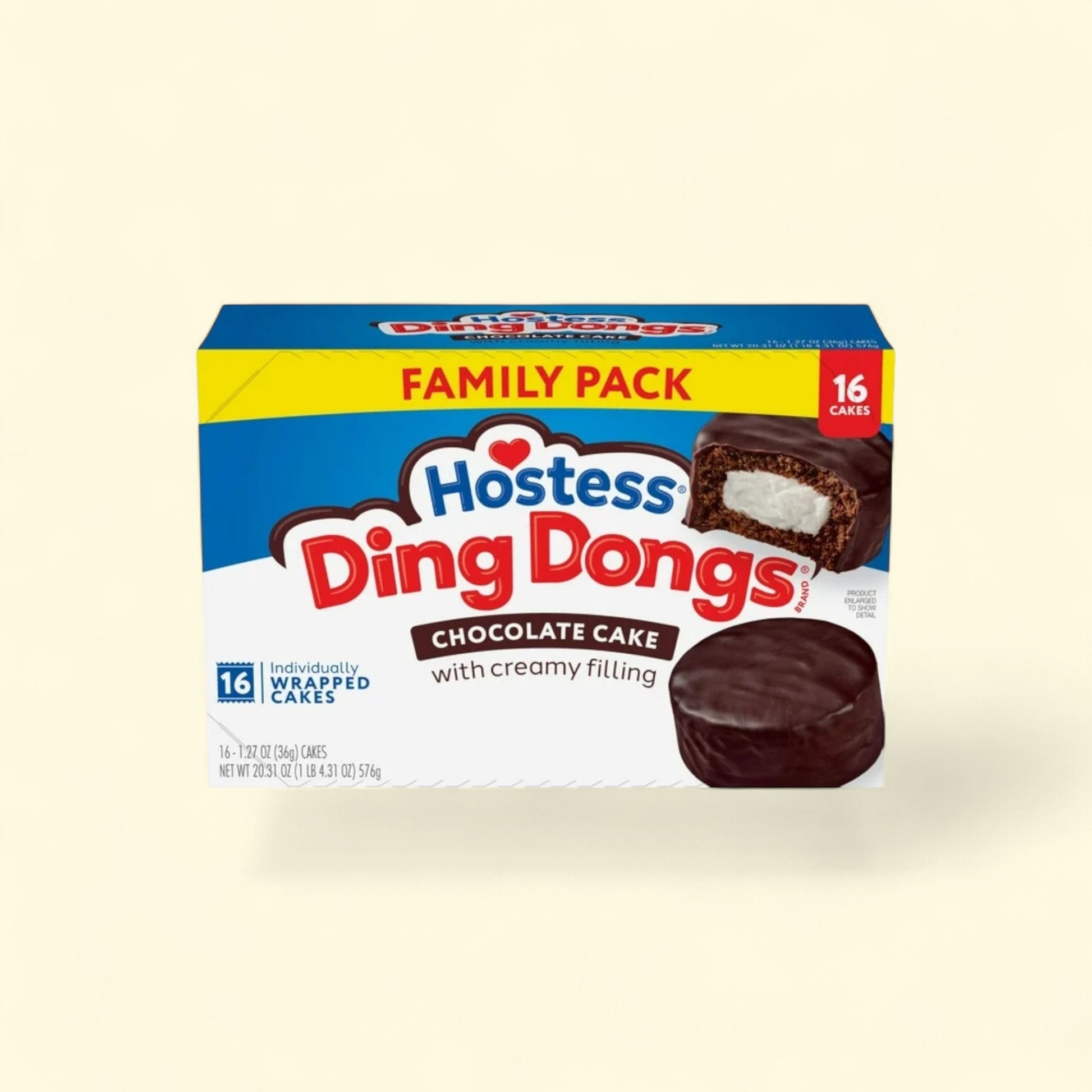 Hostess Ding Dongs Snack Cakes, 20.31 oz — authentic US product shipped worldwide by Treatspree