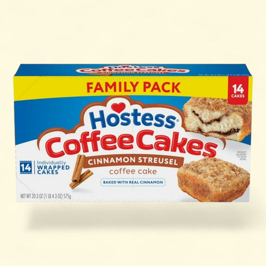 Hostess Coffee Cakes, Cinnamon Streusel Snack Cakes, 20.25 oz