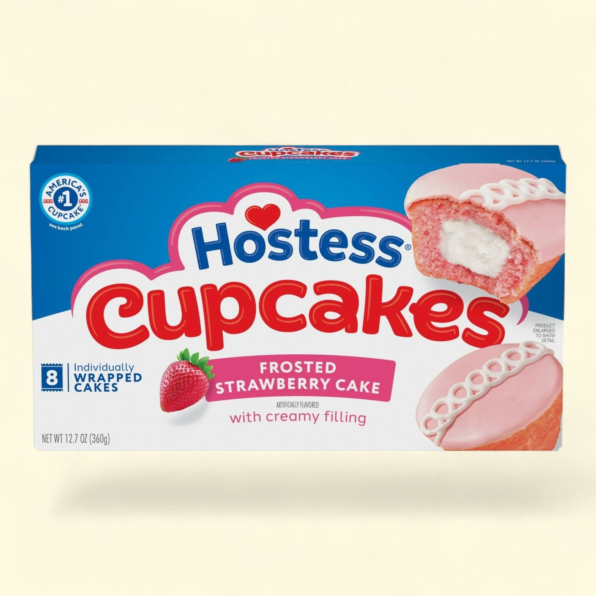 Hostess Cupcakes, Strawberry Snack Cakes, 12.7 oz — authentic US product shipped worldwide by Treatspree