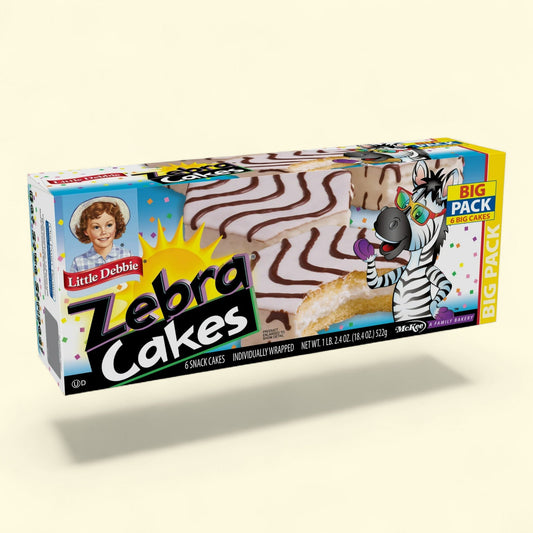 Little Debbie Zebra Cakes, 18.4 oz (6 count)