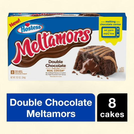 HOSTESS Double Chocolate Meltamors Cake, Multipack