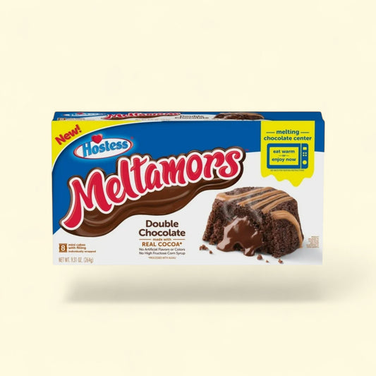 HOSTESS Double Chocolate Meltamors Cake, Multipack — authentic US product shipped worldwide by Treatspree