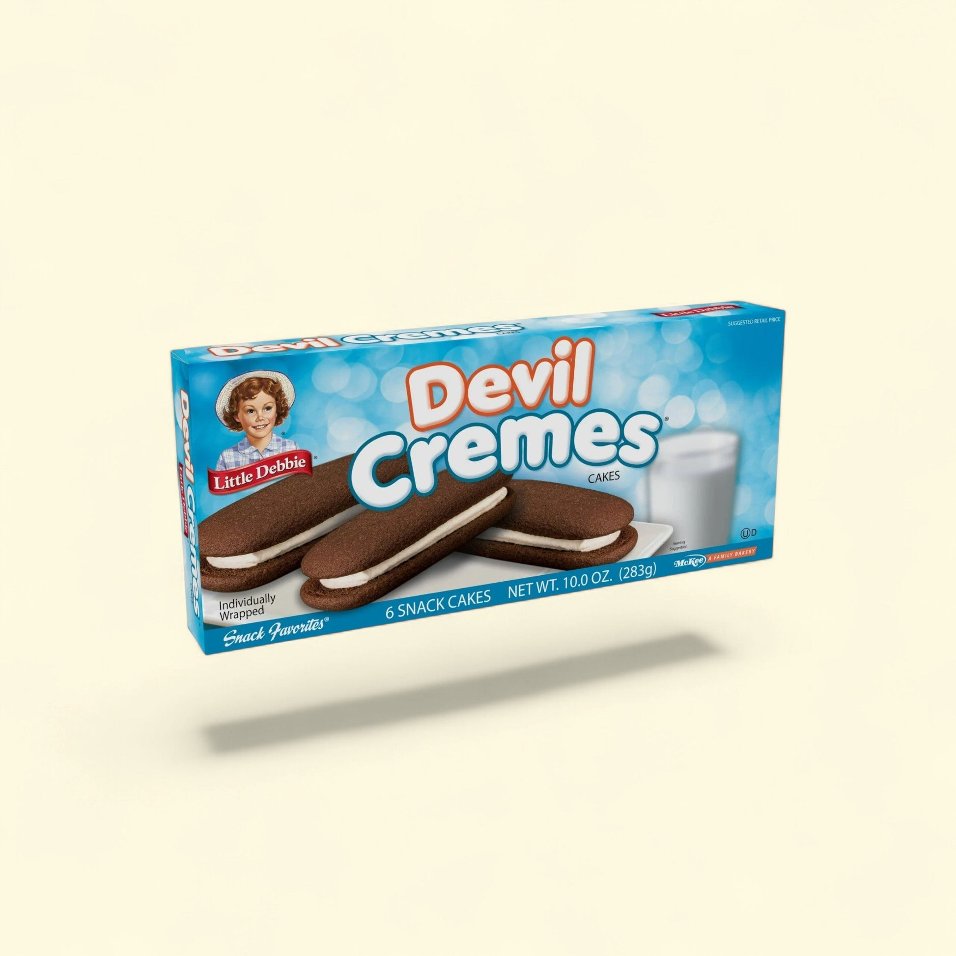 Little Debbie Devil Cremes Cakes, 10 oz (6 count) — authentic US product shipped worldwide by Treatspree