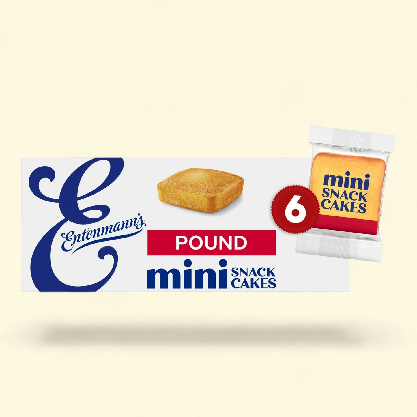 Entenmann's Mini Pound Cakes, 6 packs, 9.25 oz