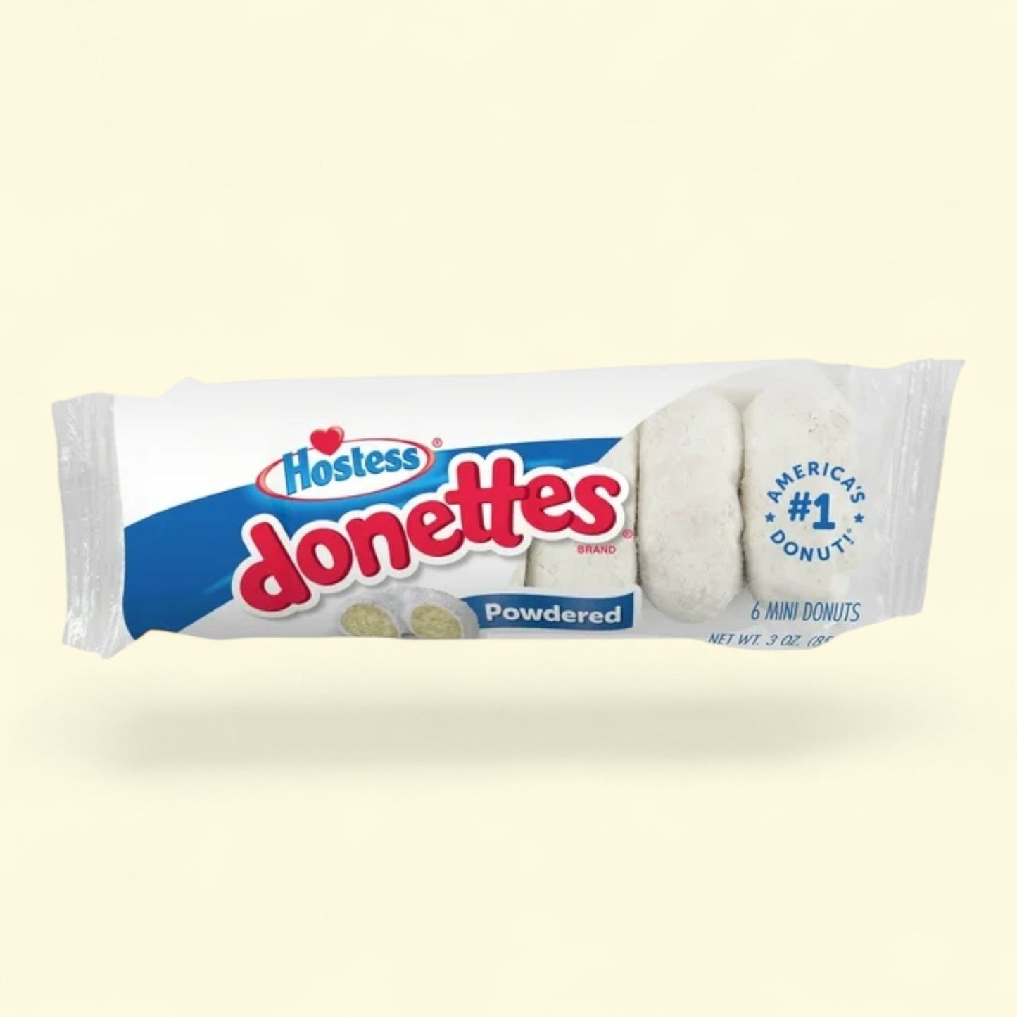 Hostess Donettes Mini Donuts, 3 oz (6 Count) — authentic US product shipped worldwide by Treatspree