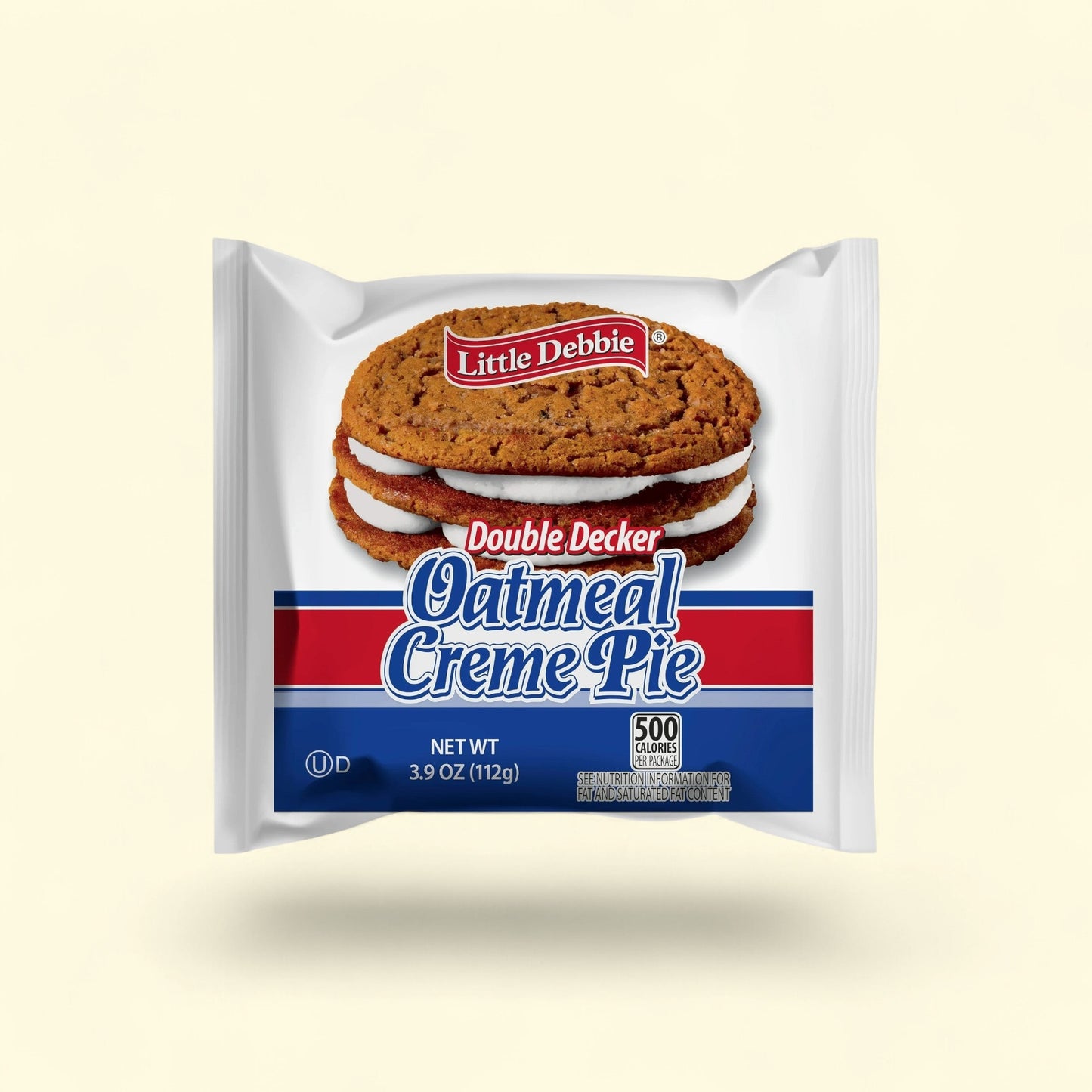 Little Debbie Oatmeal Creme Pie, 3.9 oz — authentic US product shipped worldwide by Treatspree