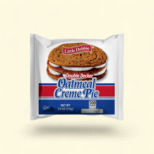 Little Debbie Oatmeal Creme Pie, 3.9 oz — authentic US product shipped worldwide by Treatspree
