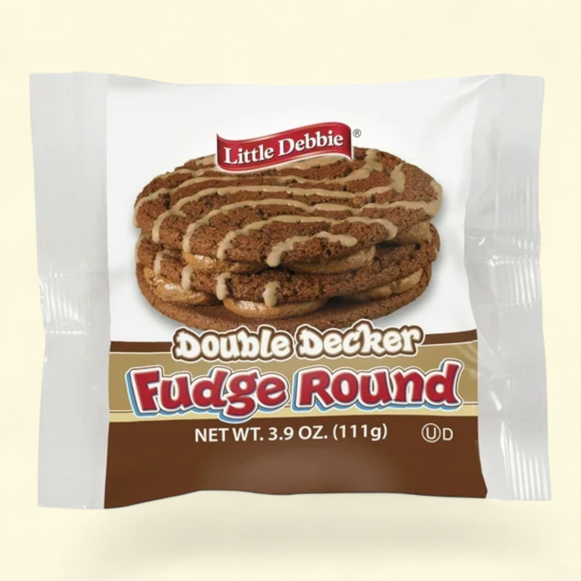 Little Debbie Fudge Round (Double Decker), 3.9 oz
