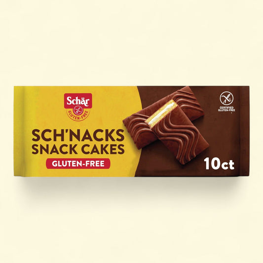 Schar Sch'nacks, Cream Filled Snack Cakes - 10 Pack