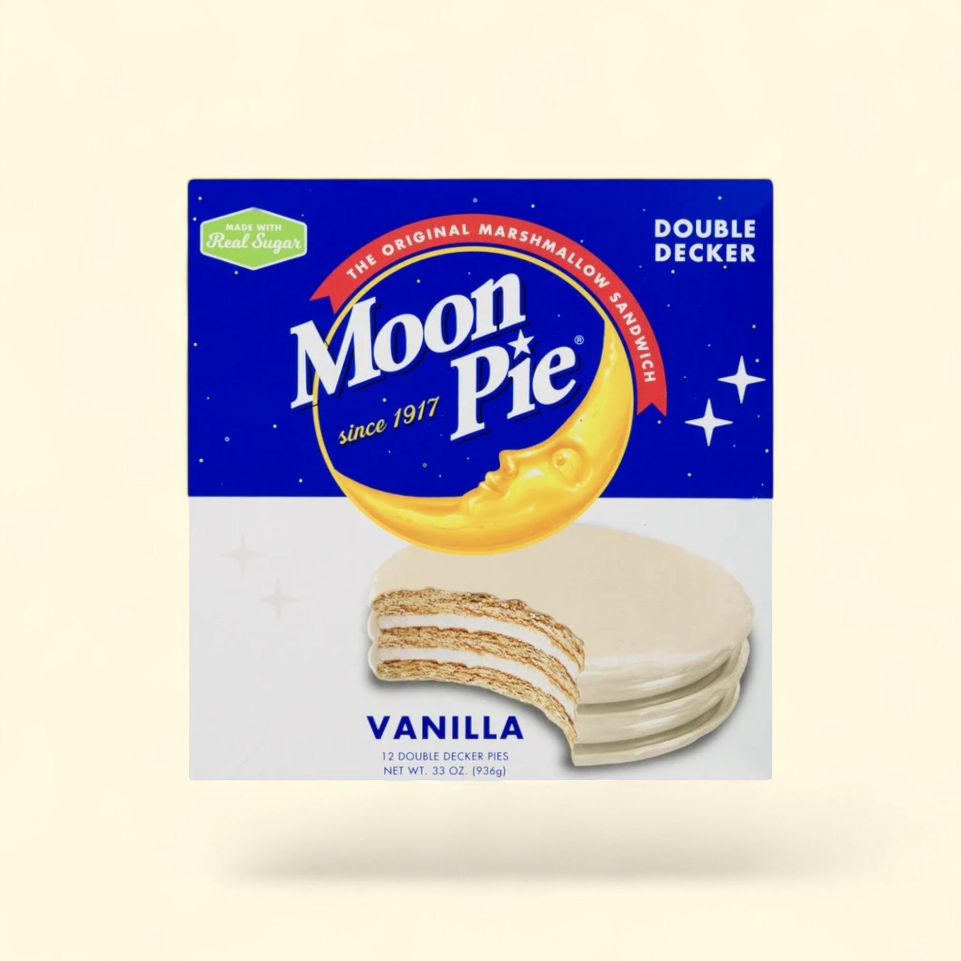 Moon Pie Double Decker Pies, 12.0 CT — authentic US product shipped worldwide by Treatspree