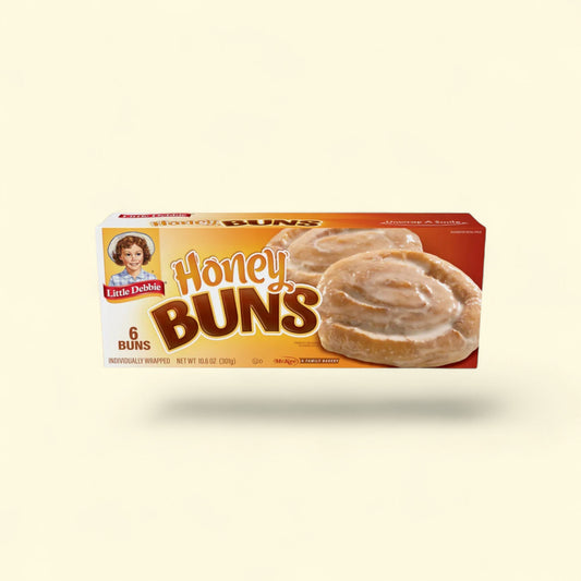 Little Debbie Honey Buns, Regular Size, 6 ct /, 6 ct / 1.76 oz — authentic US product shipped worldwide by Treatspree