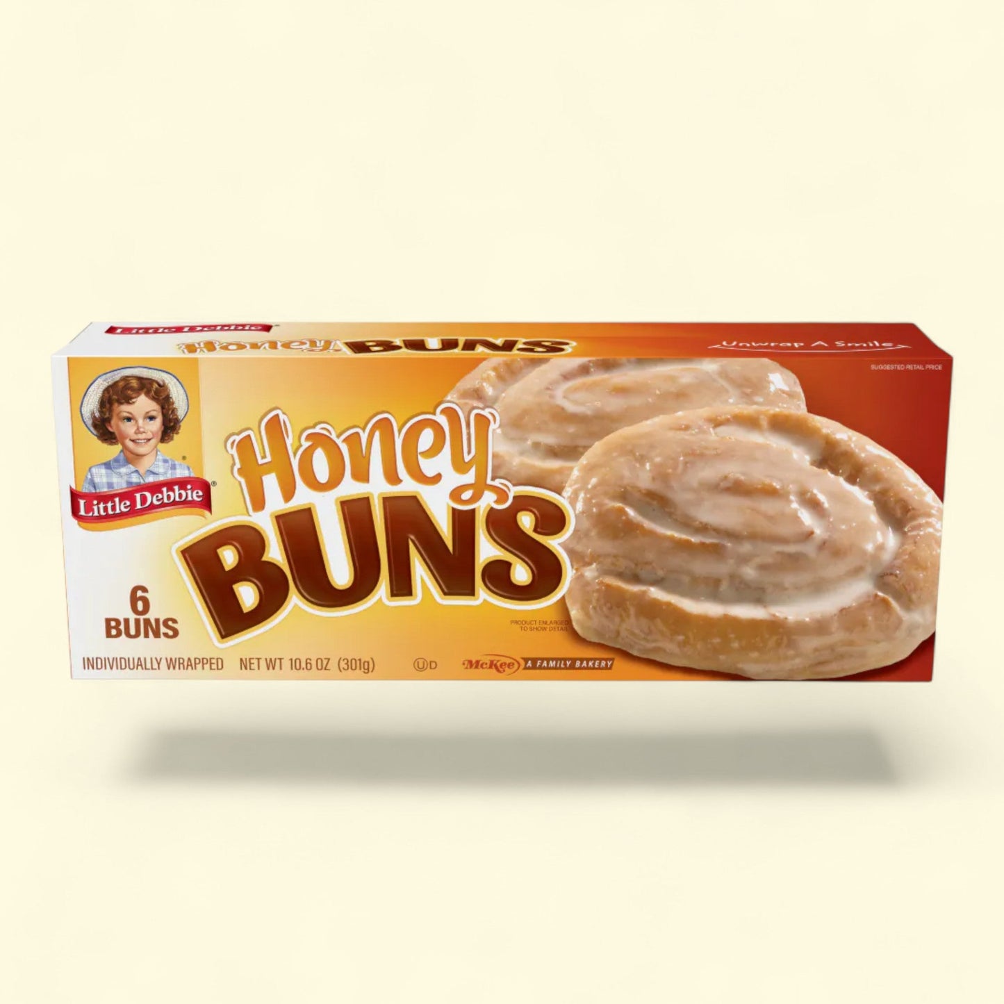 Little Debbie Honey Buns, Regular Size, 6 ct /, 6 ct / 1.76 oz
