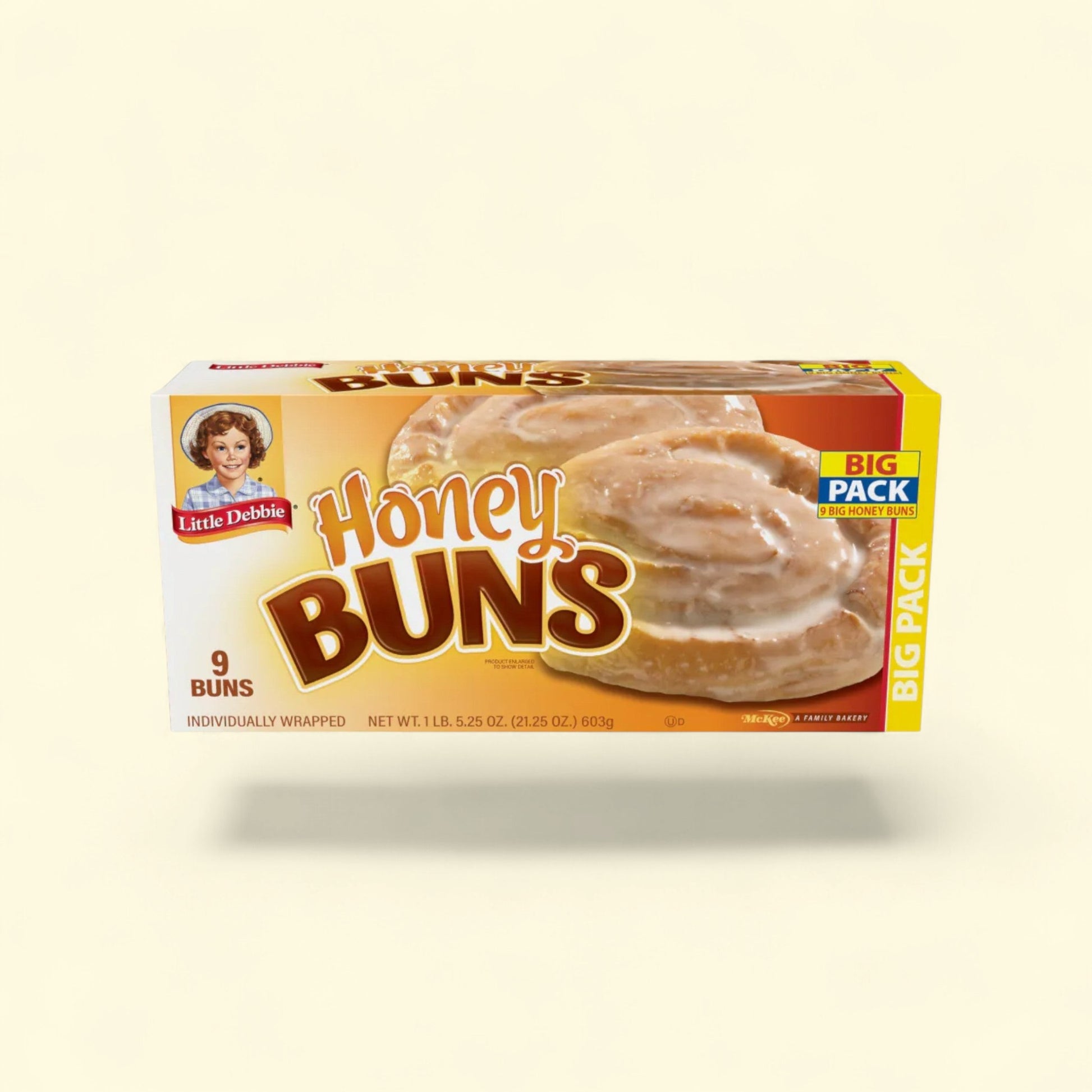 Little Debbie Honey Buns, Big Pack, 9 ct /, 9 ct / 2.36 oz — authentic US product shipped worldwide by Treatspree