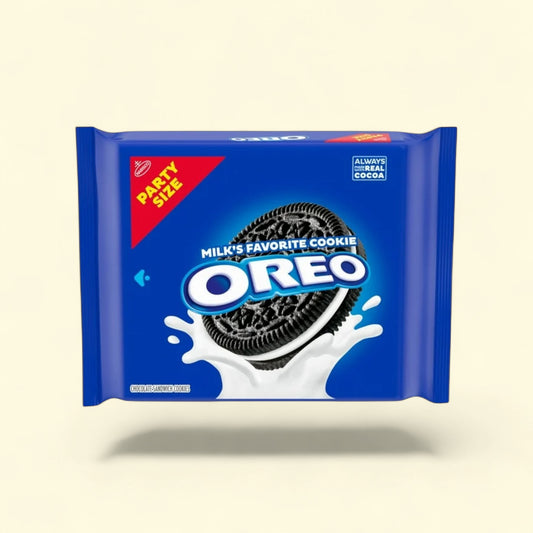 OREO Chocolate Sandwich Cookies, Party Size, 24.16 oz — authentic US product shipped worldwide by Treatspree