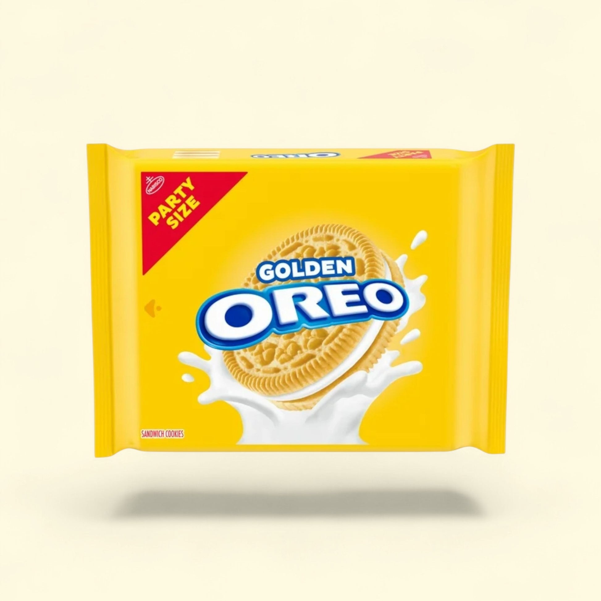 OREO Golden Sandwich Cookies, Party Size 24.16 oz — authentic US product shipped worldwide by Treatspree