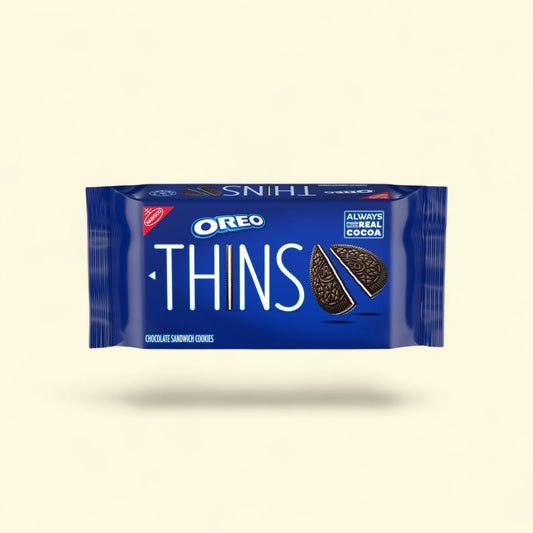 OREO Thins Chocolate Sandwich Cookies, 9.21 oz — authentic US product shipped worldwide by Treatspree