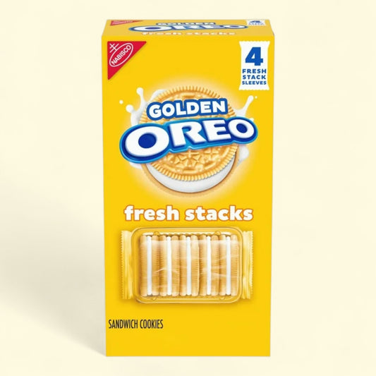 OREO Fresh Stacks Golden Sandwich Cookies, 8.05 oz