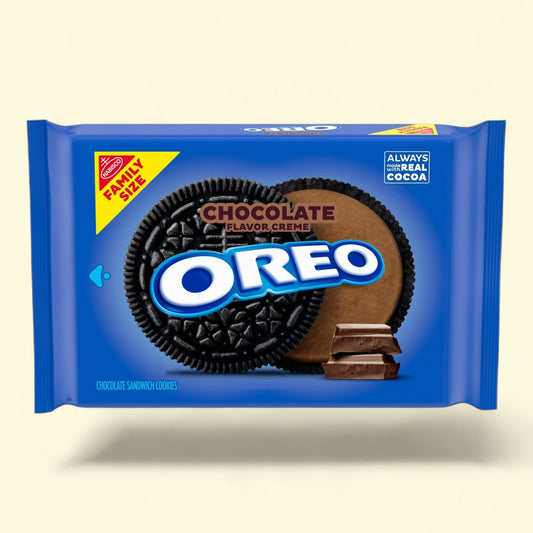 OREO Chocolate Creme Chocolate Sandwich Cookies, Family Size, 18.71 oz