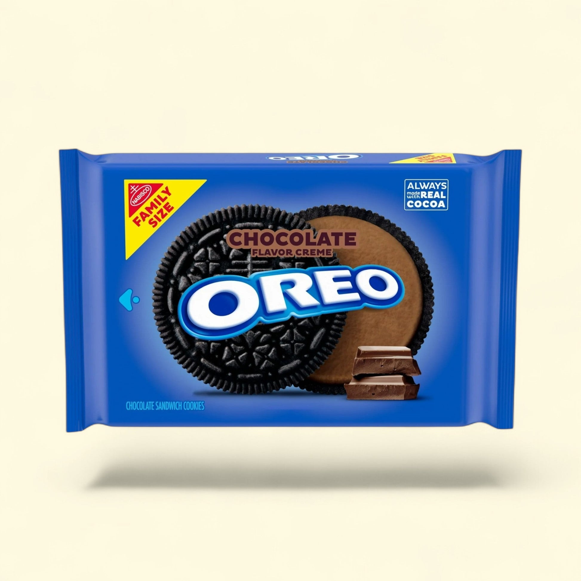 OREO Chocolate Creme Chocolate Sandwich Cookies, Family Size, 18.71 oz — authentic US product shipped worldwide by Treatspree