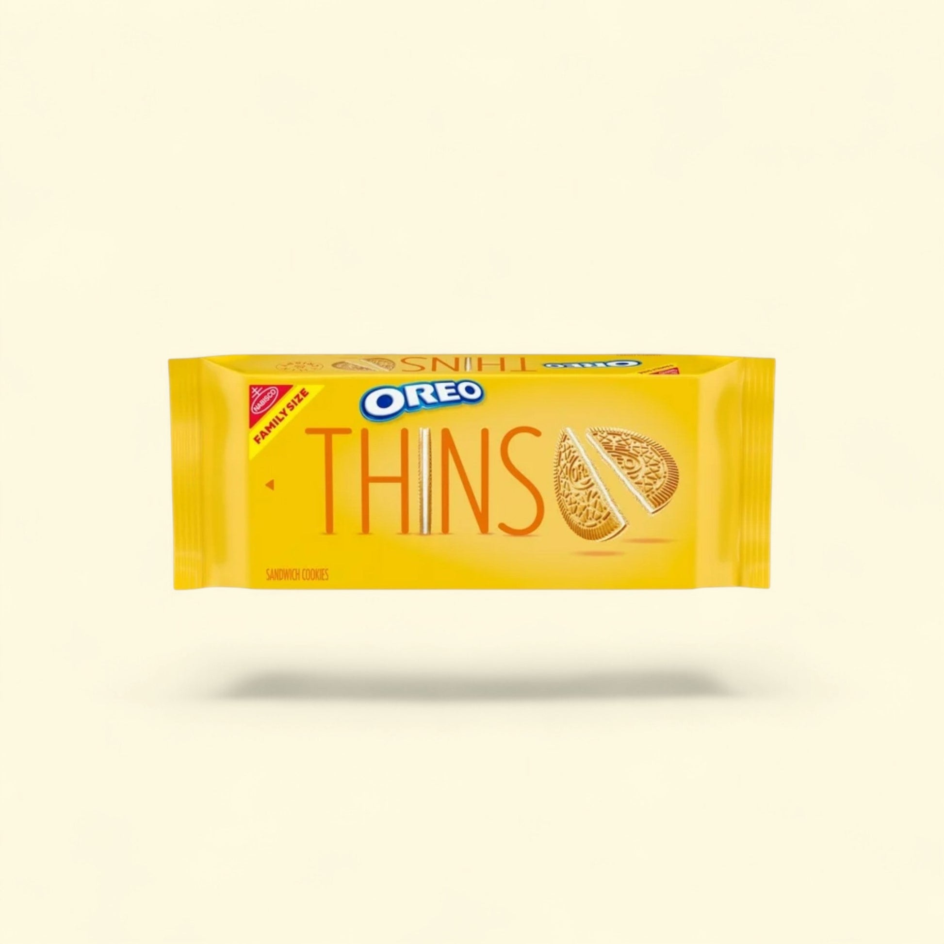 OREO Thins Golden Sandwich Cookies, Family Size, 11.78 oz — authentic US product shipped worldwide by Treatspree