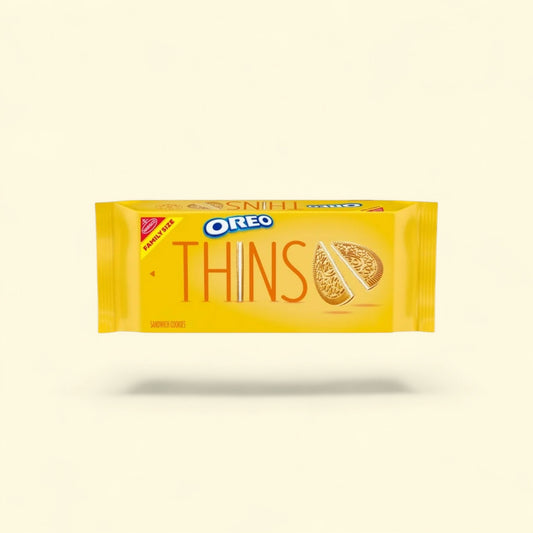 OREO Thins Golden Sandwich Cookies, Family Size, 11.78 oz — authentic US product shipped worldwide by Treatspree