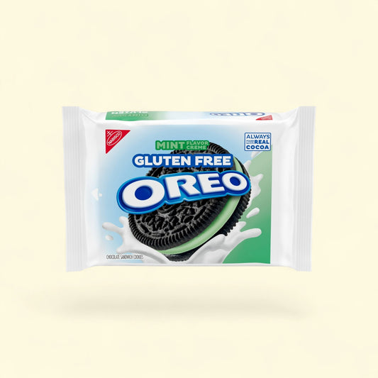 OREO Mint Creme Chocolate Sandwich Cookies, 12.47 oz — authentic US product shipped worldwide by Treatspree