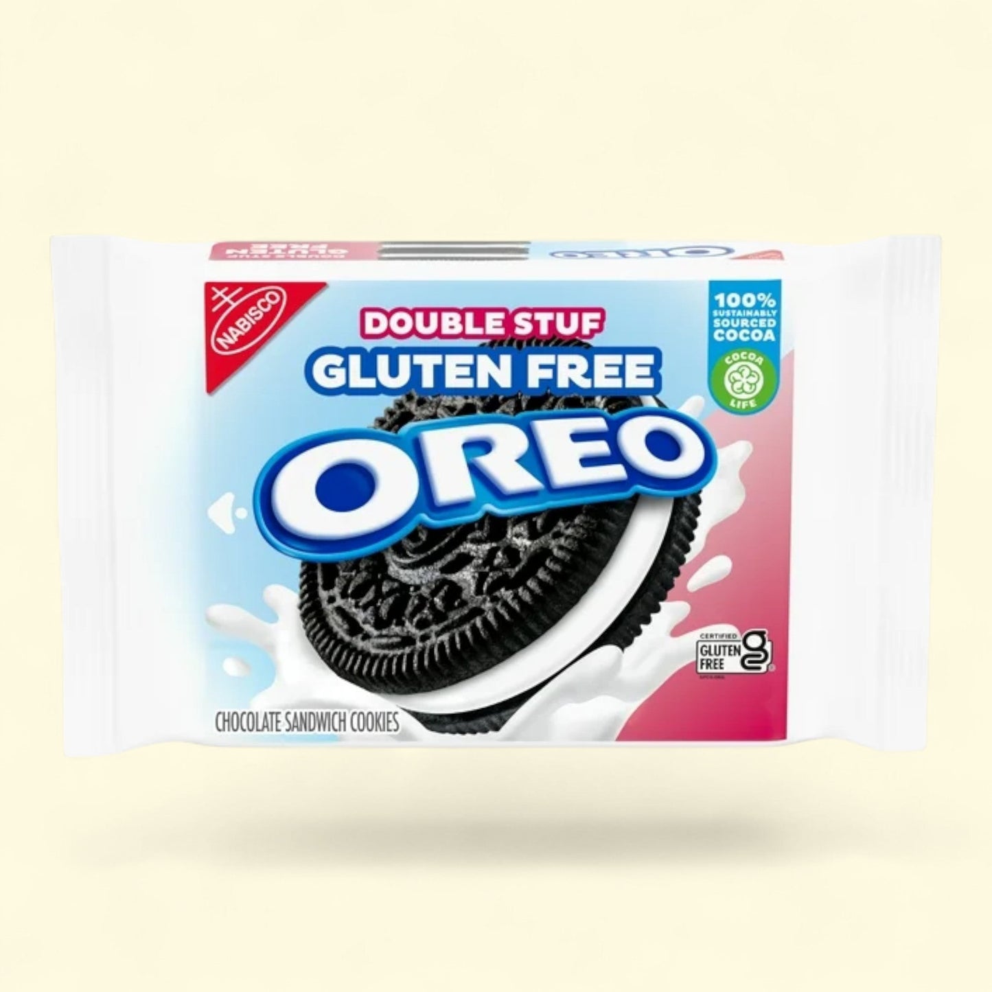 OREO Double Stuf Chocolate Sandwich Cookies, 14.03 oz