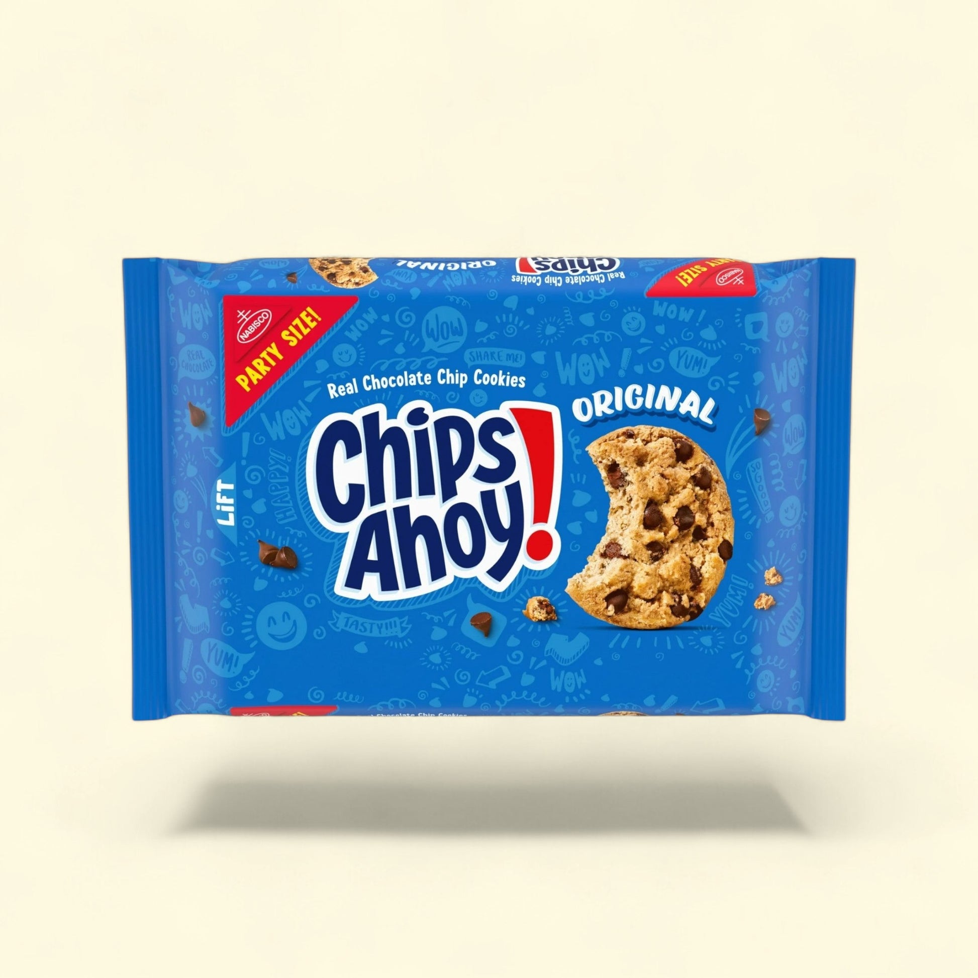 CHIPS AHOY! Original Chocolate Chip Cookies, Party Size, 25.3 oz — authentic US product shipped worldwide by Treatspree