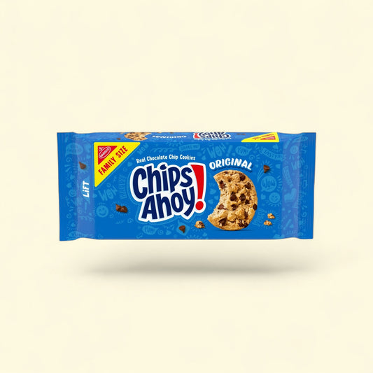 CHIPS AHOY! Chocolate Chip Cookies, Family Size, 18.2 oz — authentic US product shipped worldwide by Treatspree