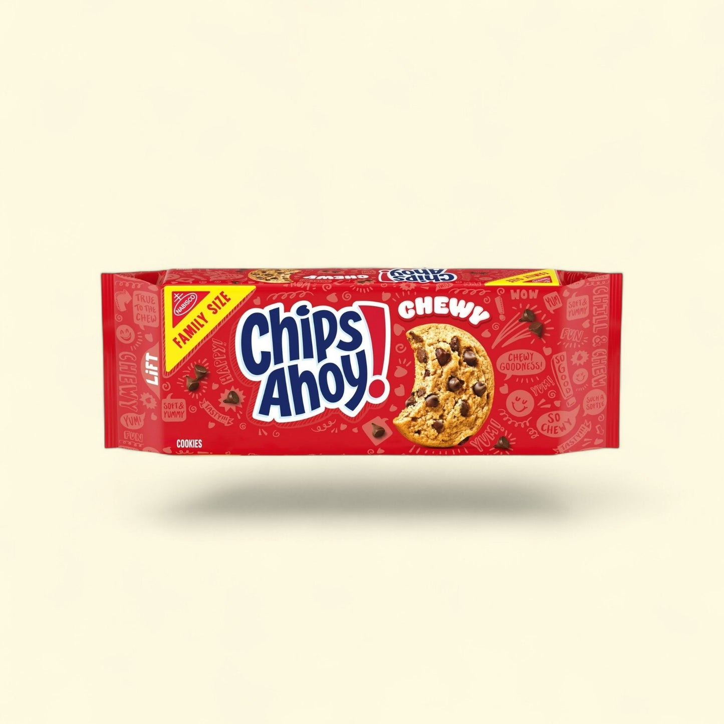 CHIPS AHOY! Chewy Chocolate Chip Cookies, Family Size, 19.5 oz — authentic US product shipped worldwide by Treatspree