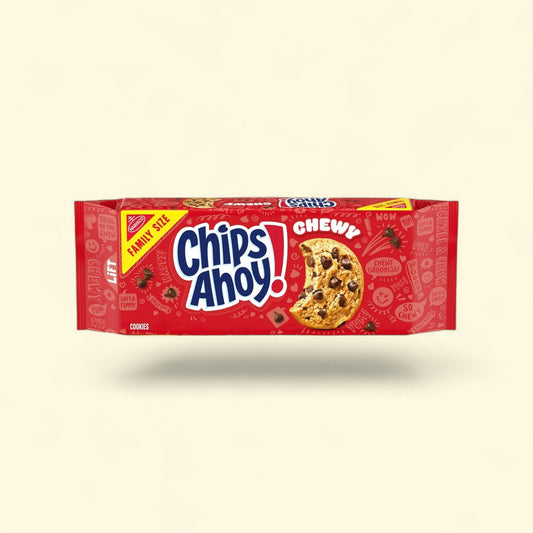 CHIPS AHOY! Chewy Chocolate Chip Cookies, Family Size, 19.5 oz — authentic US product shipped worldwide by Treatspree
