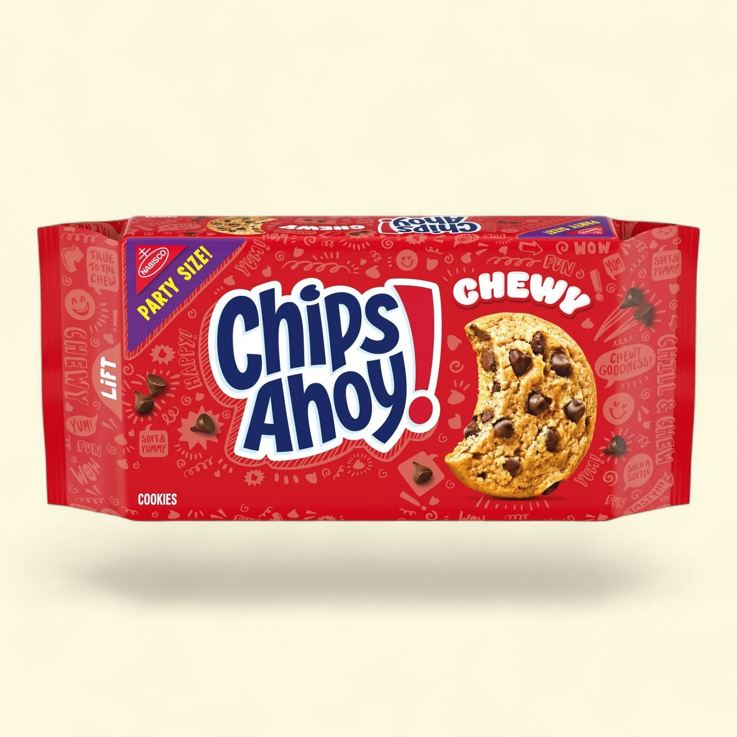 Chips Ahoy! Chewy Chocolate Chip Cookies, Party Size, 26 oz