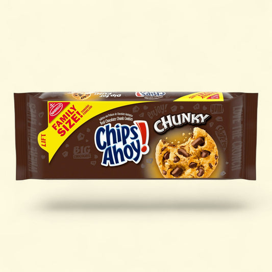 CHIPS AHOY! Chunky Chocolate Chip Cookies, Family Size, 18 oz