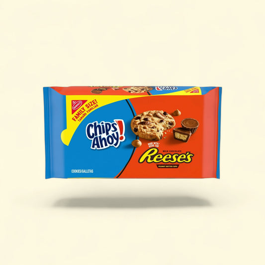 Chips Ahoy! Cookies with Reese’s Peanut Butter Cups, Family Size, 1... — authentic US product shipped worldwide by Treatspree