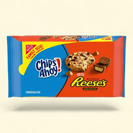 Chips Ahoy! Cookies with Reese’s Peanut Butter Cups, Family Size, 14.25 oz