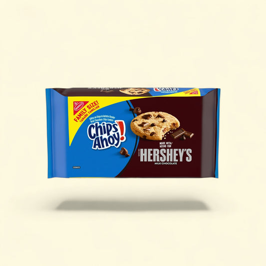 CHIPS AHOY! Hershey's Milk Chocolate Chip Cookies, Family Size, 14.... — authentic US product shipped worldwide by Treatspree