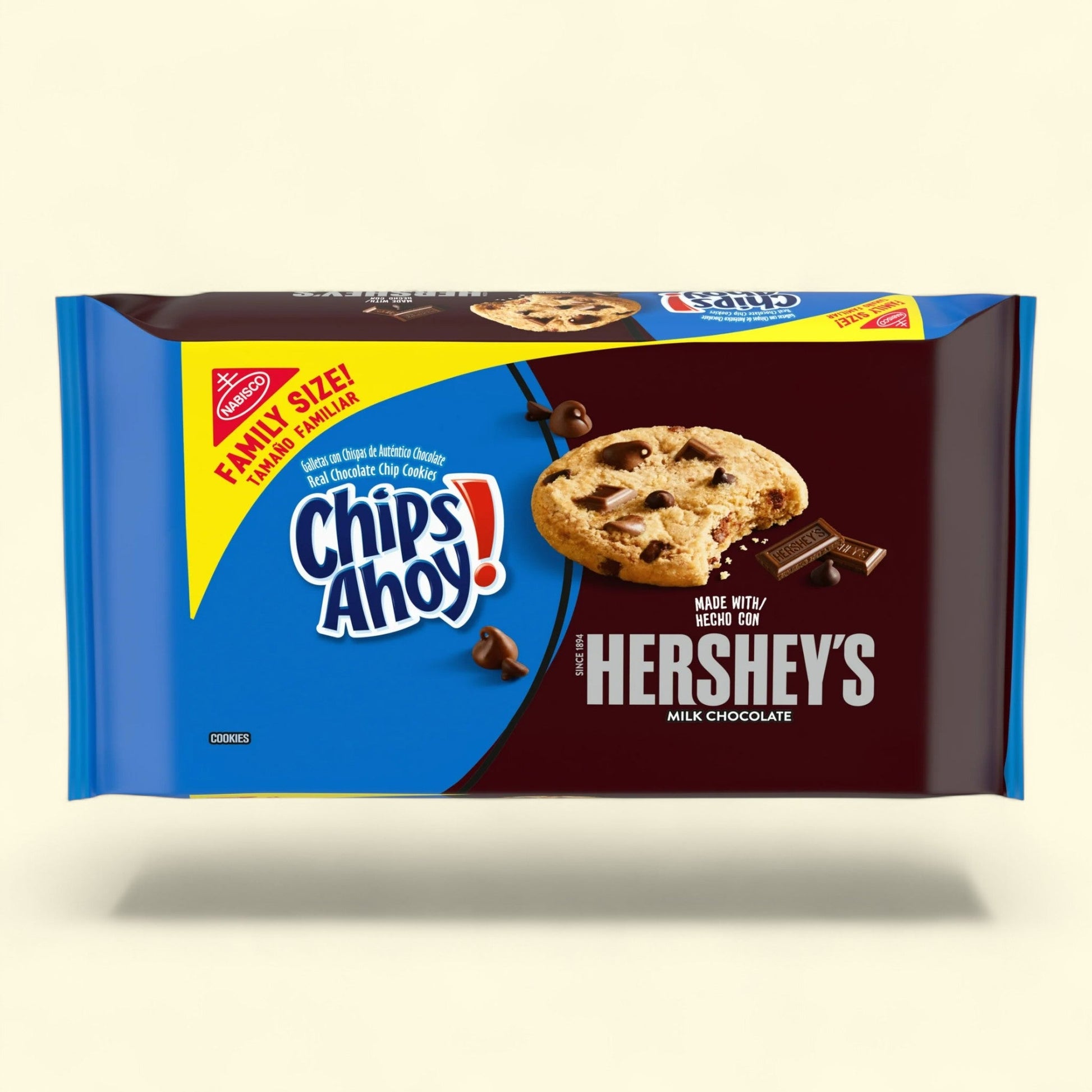 CHIPS AHOY! Hershey's Milk Chocolate Chip Cookies, Family Size, 14.48 oz