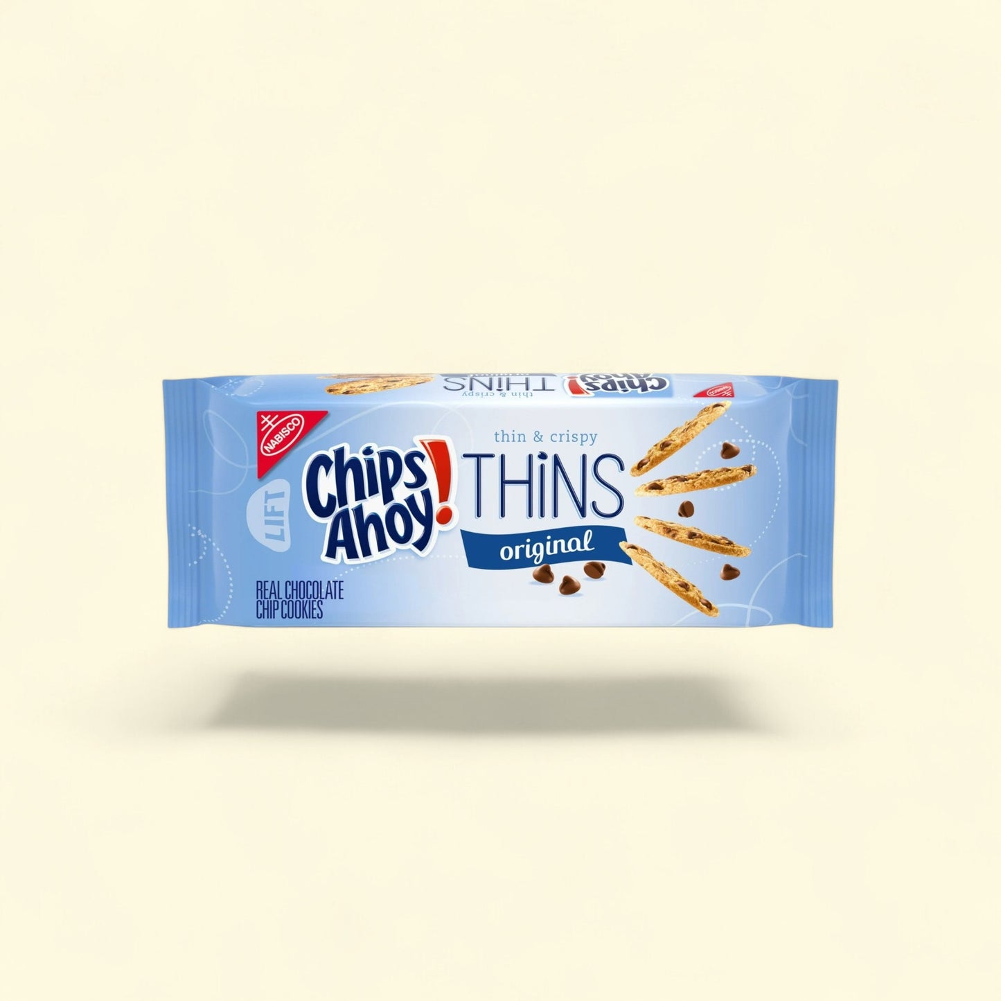 Chips Ahoy! Thins Chocolate Chip Cookies, 7 oz — authentic US product shipped worldwide by Treatspree