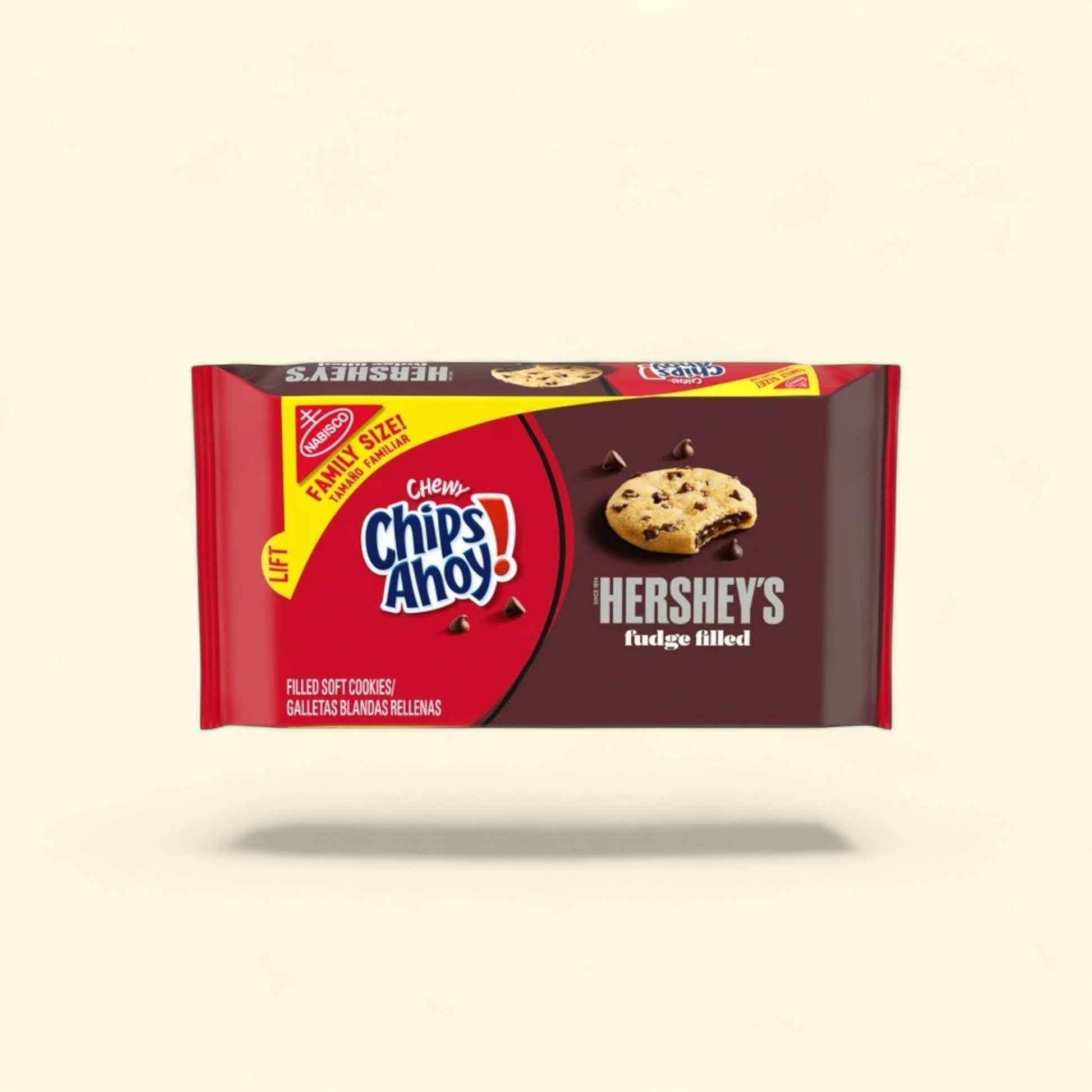 Chips Ahoy! Chewy Hershey's Fudge Filled Soft Cookies, Family Size,... — authentic US product shipped worldwide by Treatspree