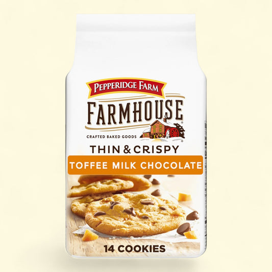 Pepperidge Farm Farmhouse Toffee Milk Chocolate Cookies, 6.9 oz.