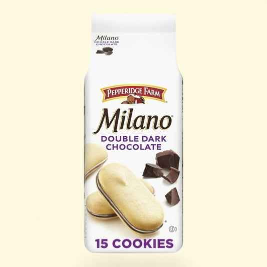 Pepperidge Farm Milano Double Dark Chocolate Cookies, 7.5 oz Bag