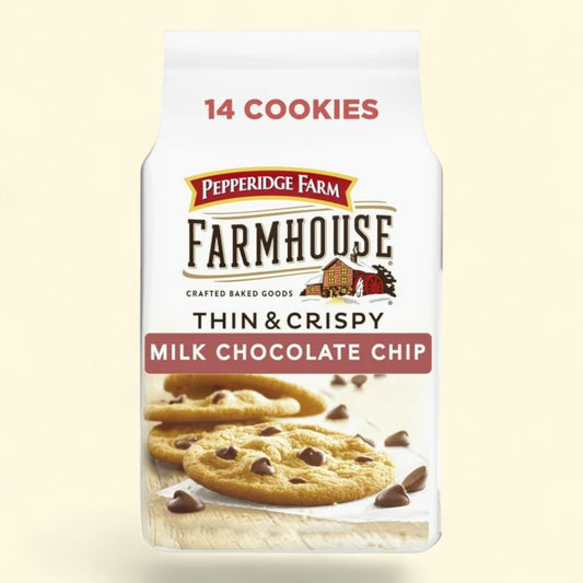 Pepperidge Farm Farmhouse Milk Chocolate Chip Cookies, 6.9 oz Bag