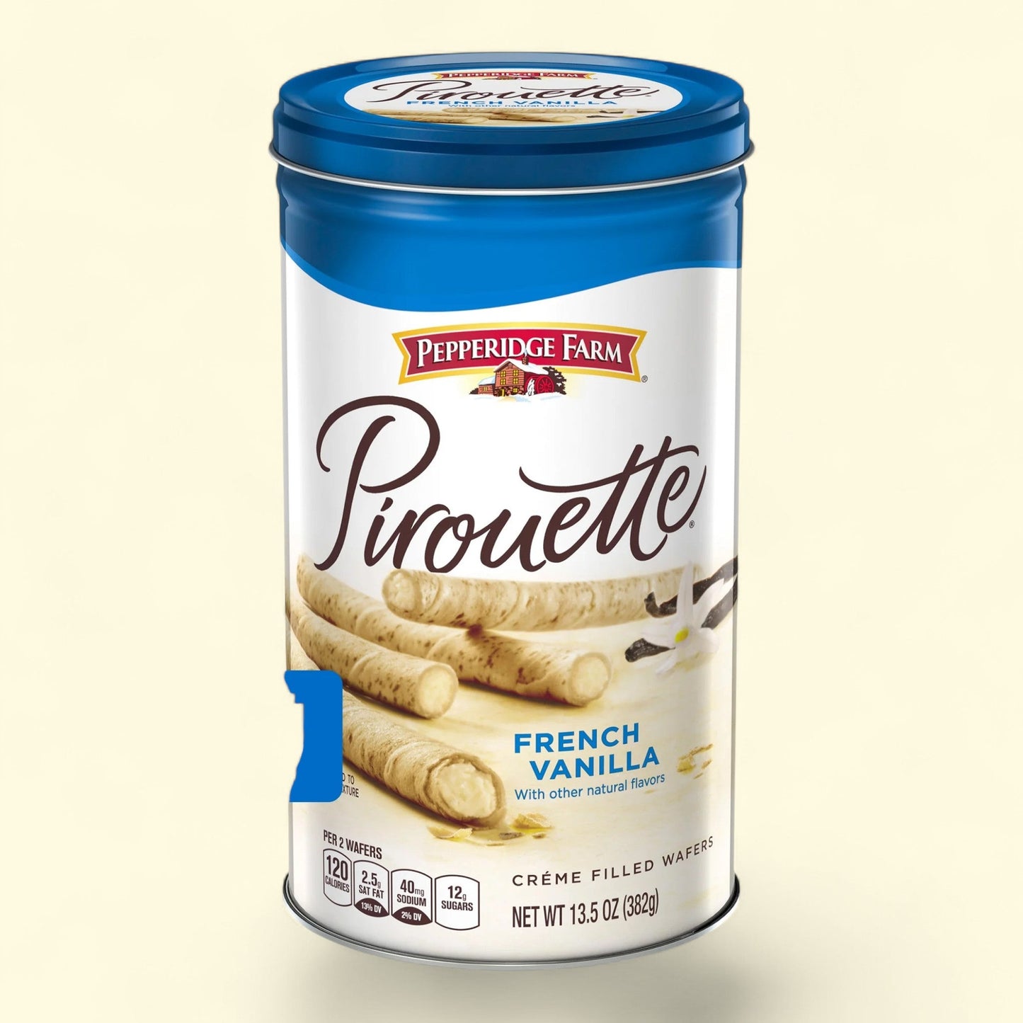 Pepperidge Farm Pirouette Cookies, French Vanilla Crème Filled Wafers, 13.5 oz