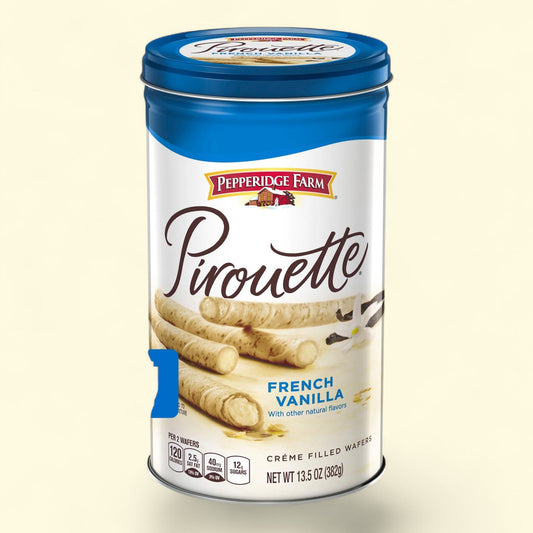 Pepperidge Farm Pirouette Cookies, French Vanilla Crème Filled Wafers, 13.5 oz
