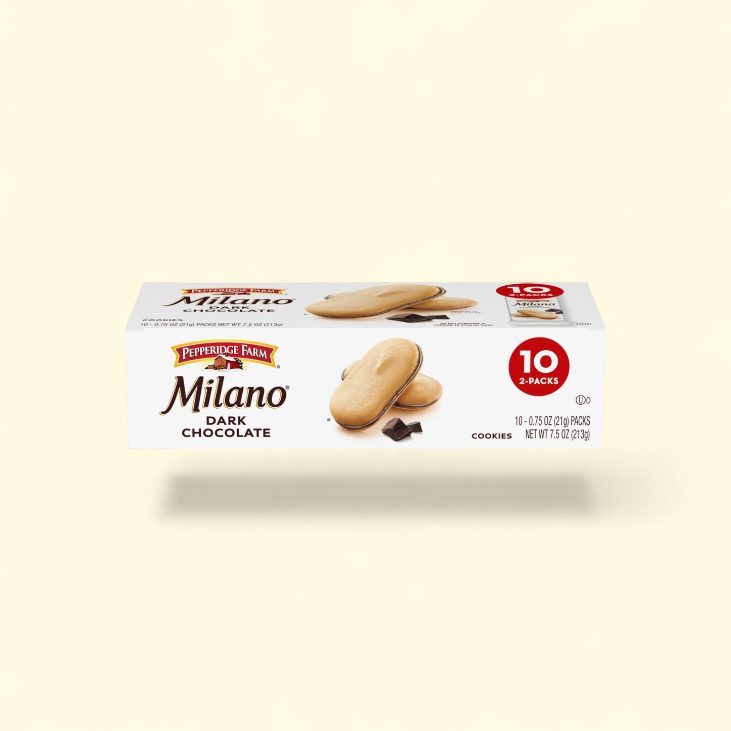 Pepperidge Farm Milano Cookies, Dark Chocolate, 10 Packs, 2 Cookies... — authentic US product shipped worldwide by Treatspree
