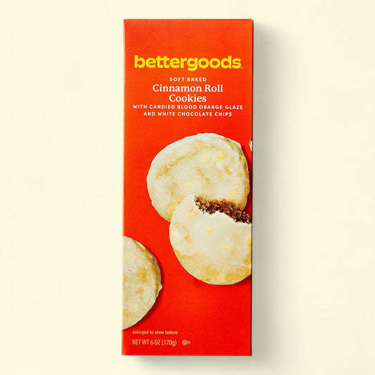 bettergoods Soft Baked Cinnamon Roll Cookies, 6 oz