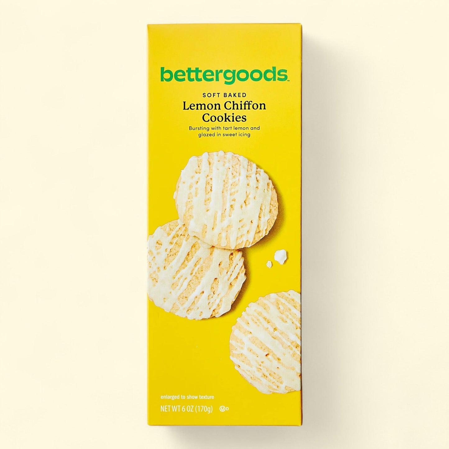 Bettergoods Soft Baked Lemon Chiffon Cookies, 6 oz
