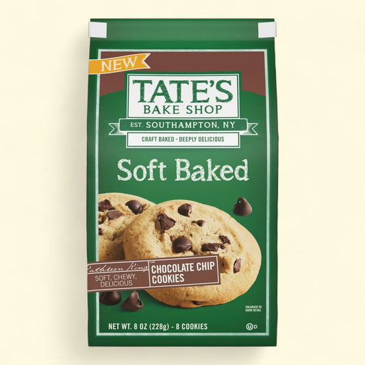 Tate's Bake Shop Soft Baked Cookies, Chocolate Chip, 8 oz