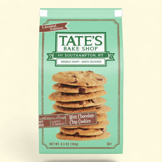 Tate's Bake Shop Mint Chocolate Chip Cookies, 6.5 oz