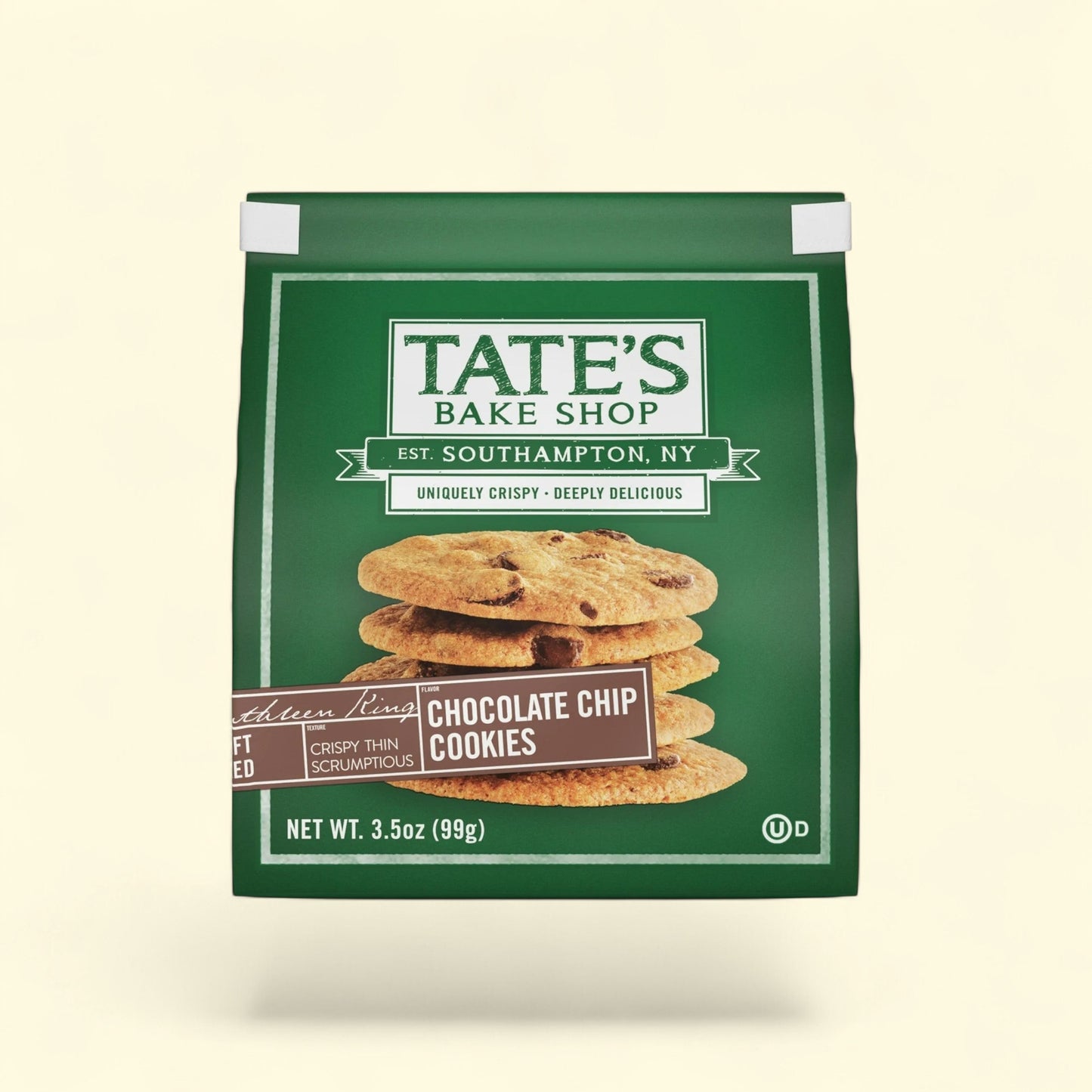 Tate's Bake Shop Chocolate Chip Cookies, 3.5 oz — authentic US product shipped worldwide by Treatspree
